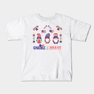 4th of July Gnomes Kids T-Shirt